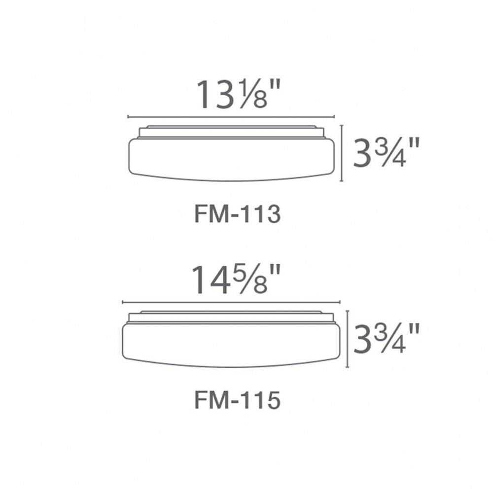 Acrylic LED Flush Mount