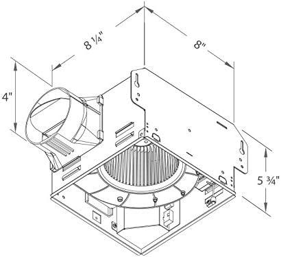 Delta Breez 80 CFM Energy Star Bathroom Exhaust Fan with LED Light