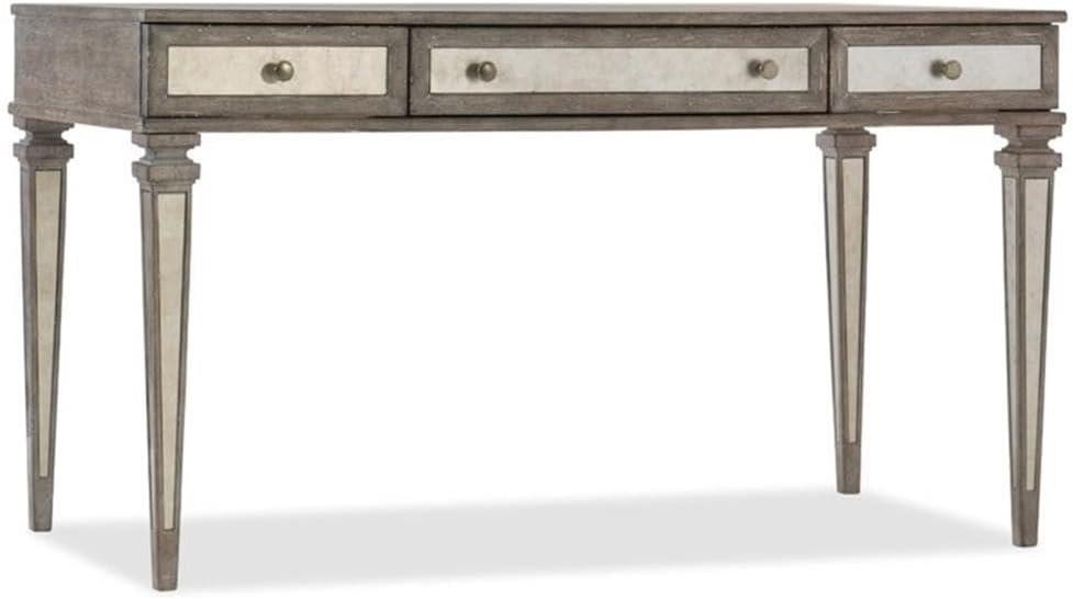 Hooker Furniture Rustic Glam Solid Wood Top Writing Desk