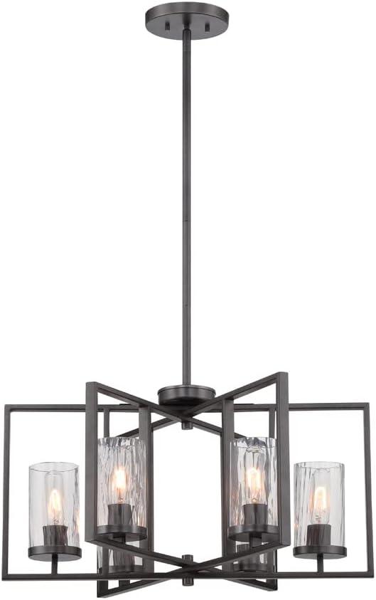 Union Rustic Kuhle 6 - Light Charcoal Chandelier Pendant