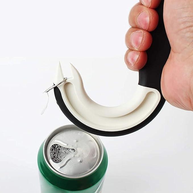 Jokari Easy Open Ring Pull Can Opener to Easily Open Canned Good Pry Tabs