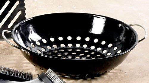 Grill Pro 98130 Deluxe Non-Stick Wok Topper, 11"