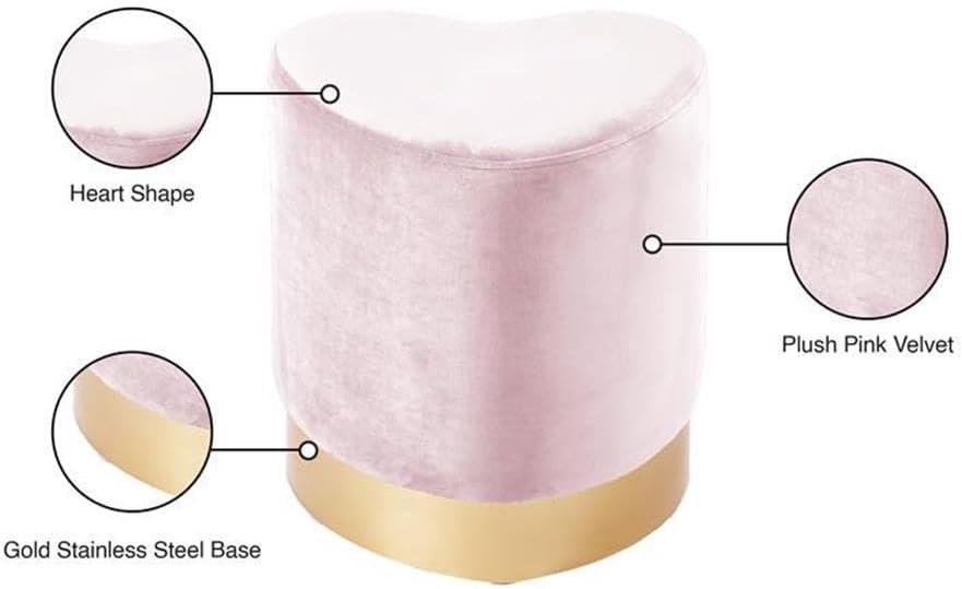 Everly Quinn Nayli Velvet Ottoman