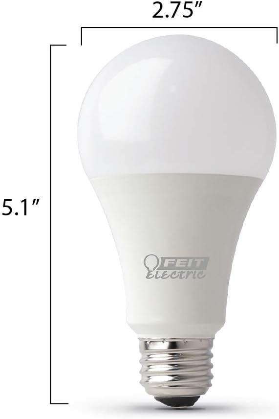 Feit Electric Enhance A19 E26 (Medium) LED Bulb Daylight 100 Watt Equivalence 2 pk