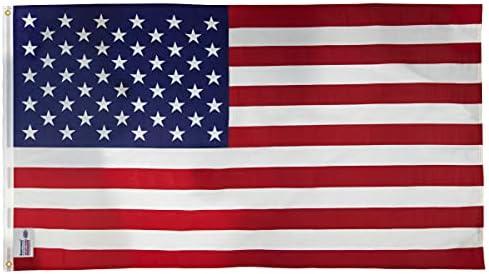 3ft x 5ft USA Printed Polyester Cotton Flag Made by Valley Forge