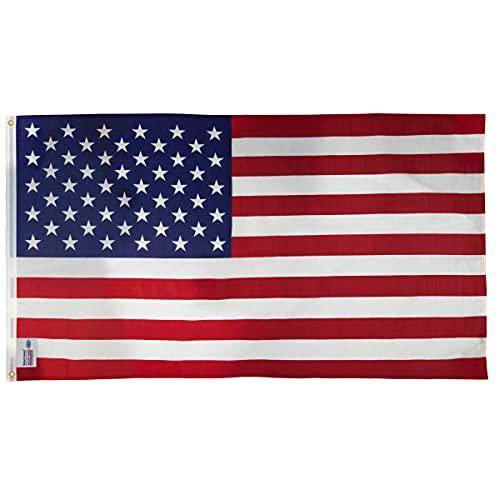 3ft x 5ft USA Printed Polyester Cotton Flag Made by Valley Forge
