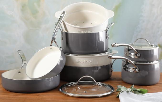 12 - Piece Non-Stick Aluminum Cookware Set