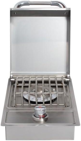 13.38'' Stainless Steel Grade 304 Stainless Steel Drop-In Side Burner