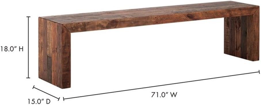Moe's Home Collection Vintage Bench Large