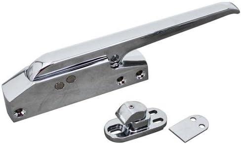 Bright Chrome Mechanical Door Latch with Adjustable Strike