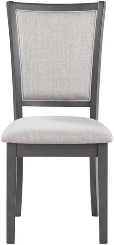 New Classic Furniture Amy 5-Piece Contemporary Wood Dining Set in Gray