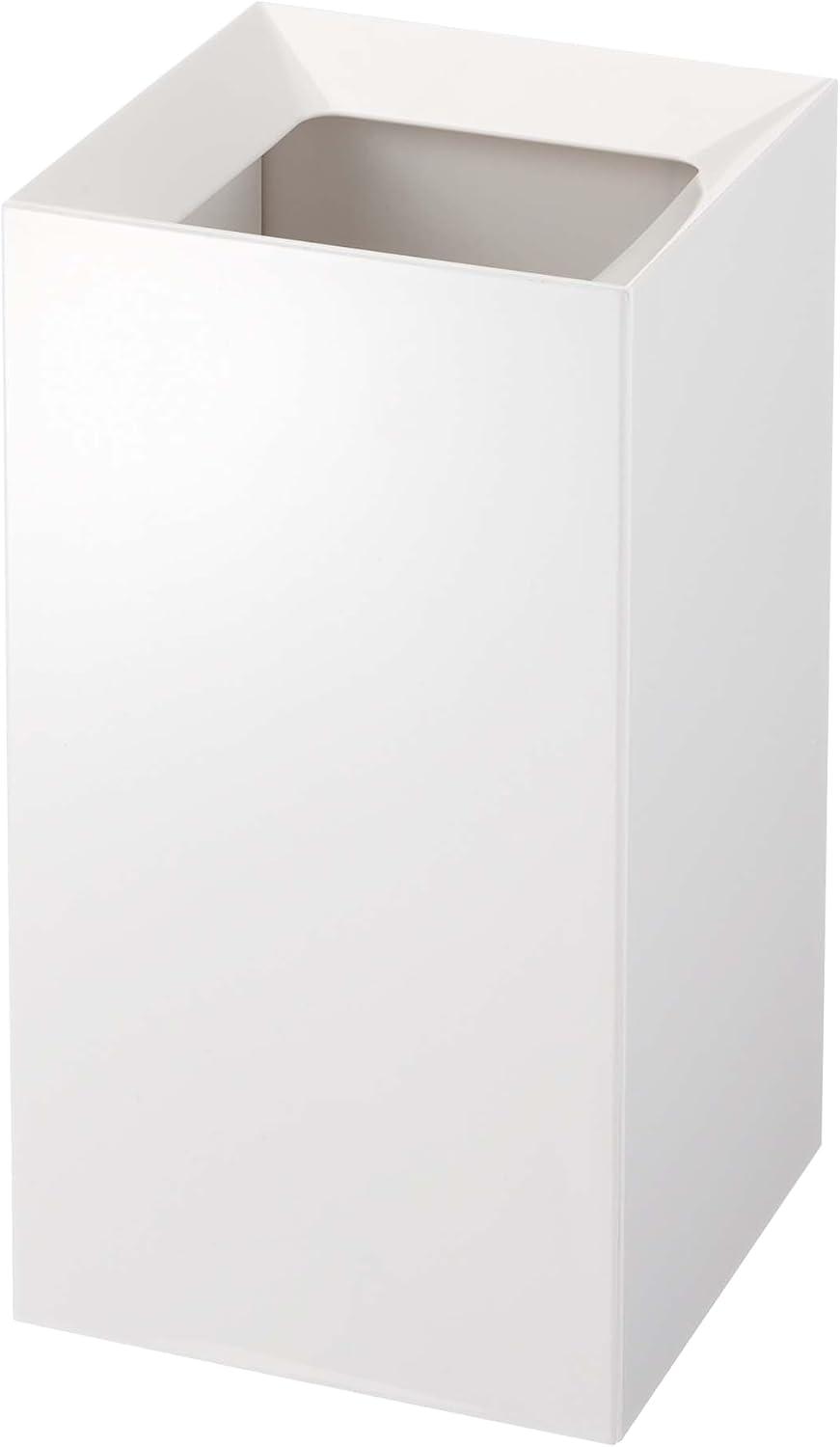 Yamazaki Home Yamazaki Home Trash Can, Modern Garbage Waste Bin Basket With Handle, 2.5 gallons, 10 liters