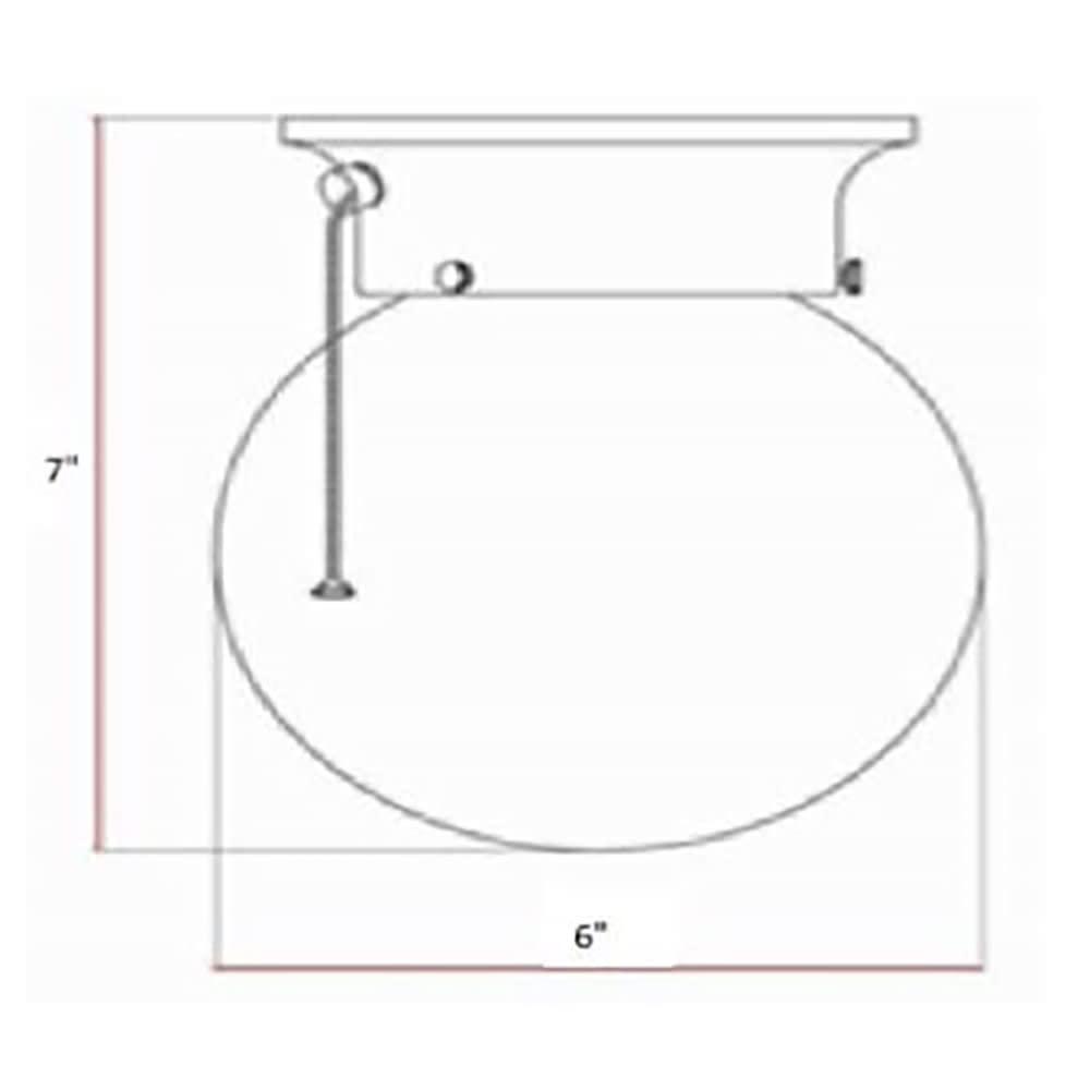 Design House 514521 Millbridge Traditional 1-Light Indoor Flush Mount Ceiling Light Dimmable Alabaster Glass for Bedroom Dining Room Kitchen, Oil Rubbed Bronze