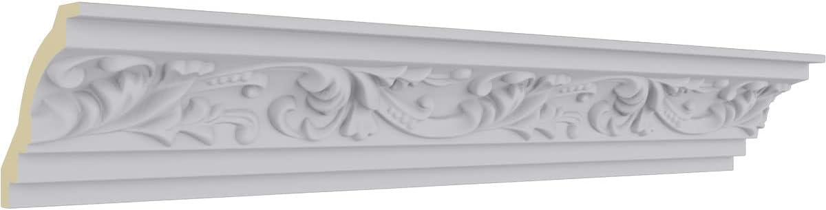 Ekena Millwork 2 3/4"H x 2 3/4"P x 4"F x 94 1/2"L Tristan Crown Moulding & Reviews | Wayfair
