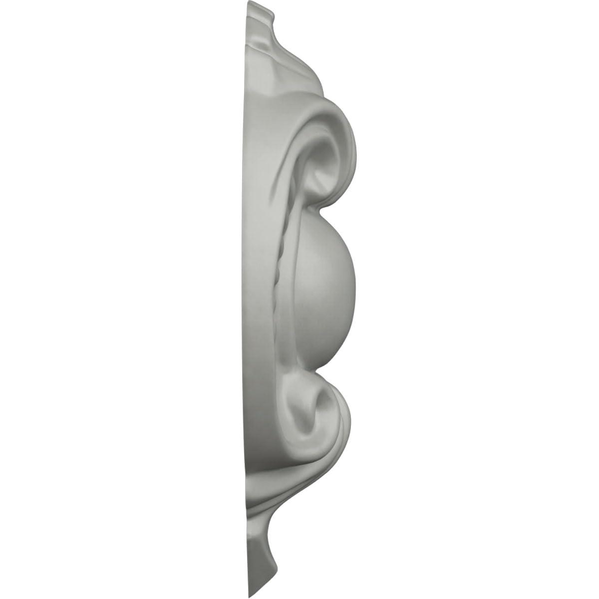 4 3/4"W x 6 1/4"H x 1 1/8"P Robin Center Onlay
