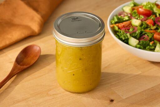 Wide Mouth Mason Jars 16 oz - (2 Pack)