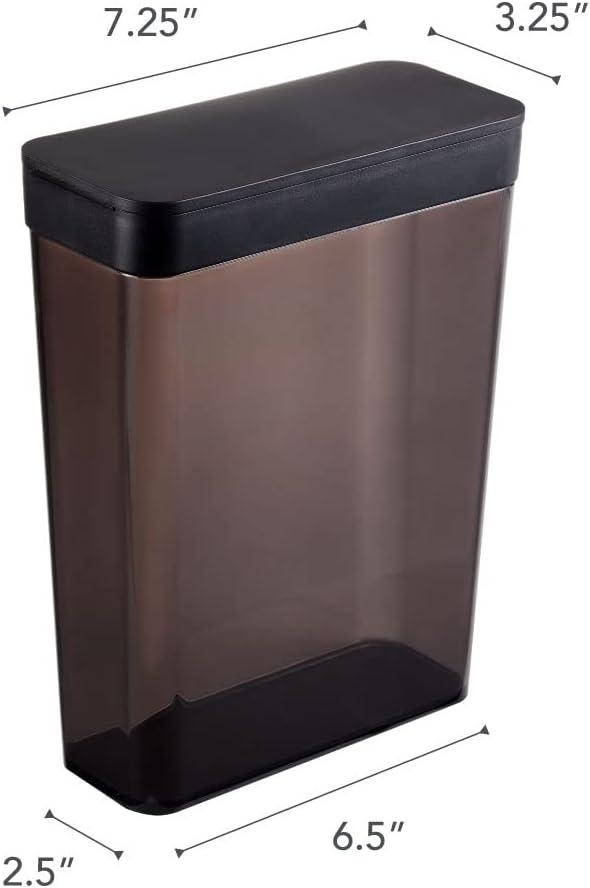 Yamazaki Home Yamazaki Home Dry Food Storage Container With Sliding Lid , Cereal, Grains, Pasta, Flour, 9.5 cups