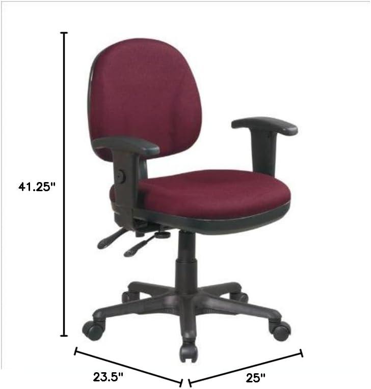 Icon Black Ergonomic Executive Office Chair with Adjustable Arms