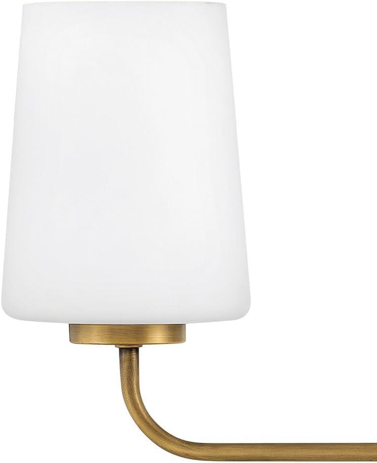 Fitz 4 Light Frosted Dimmable Vanity Light