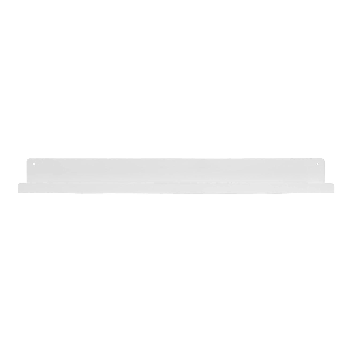 Kate & Laurel All Things Decor 36" Mezzo Modern Metal Ledge Shelf Black: Wall Mounted, No Assembly Required