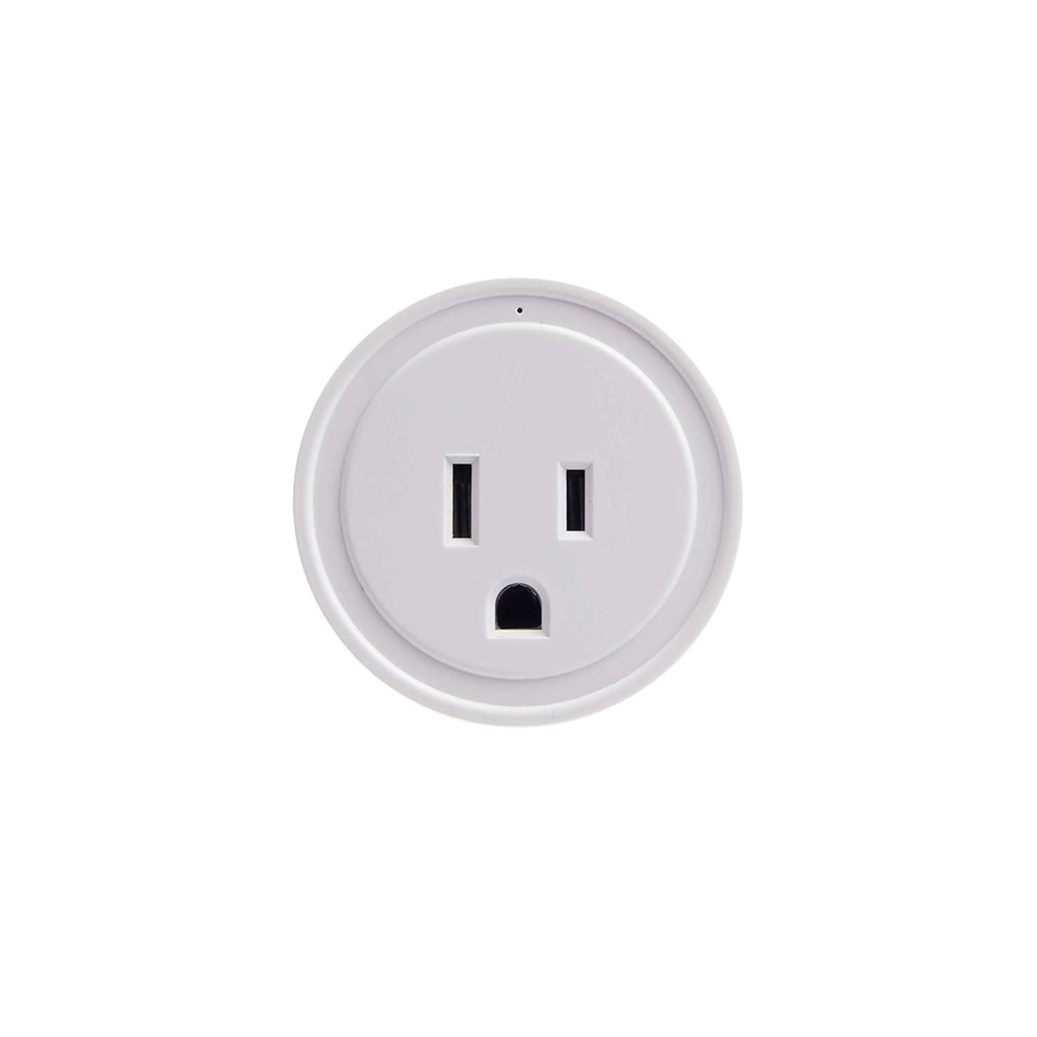 Energizer Smart Wi-Fi 15 Amp Wall Outlet Plug, Voice Control, Remote Access, Mobile App