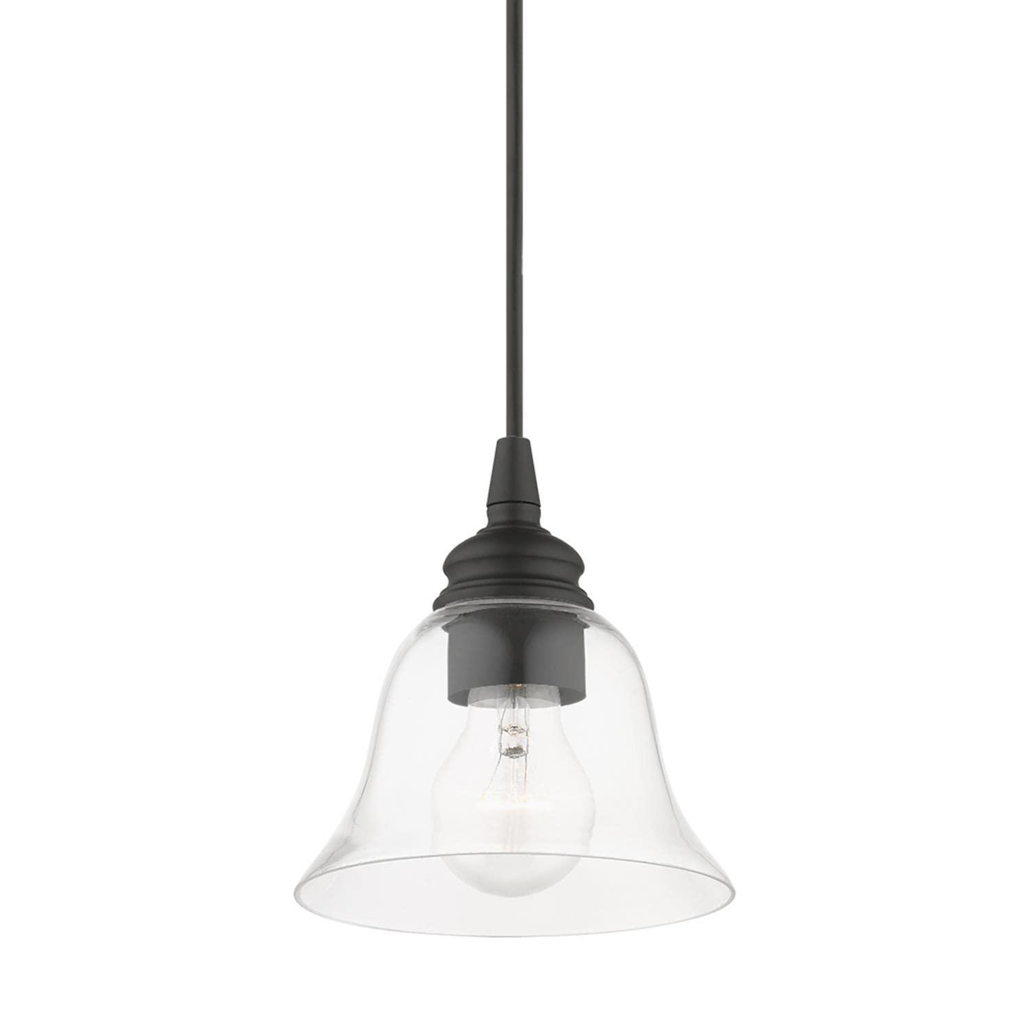 Livex Lighting Moreland 1 - Light Pendant in Black