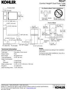 Reve® Dual-Flush Elongated One-Piece Toilet (Seat Included)