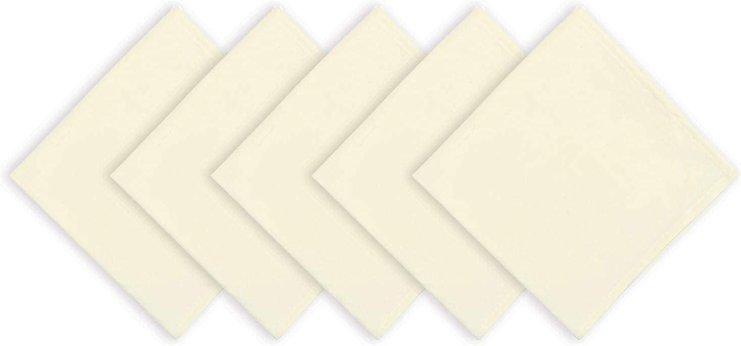 Arkwright Spun Polyester Dinner Napkins (25 Pack), 20x20 in., Solid Color Options