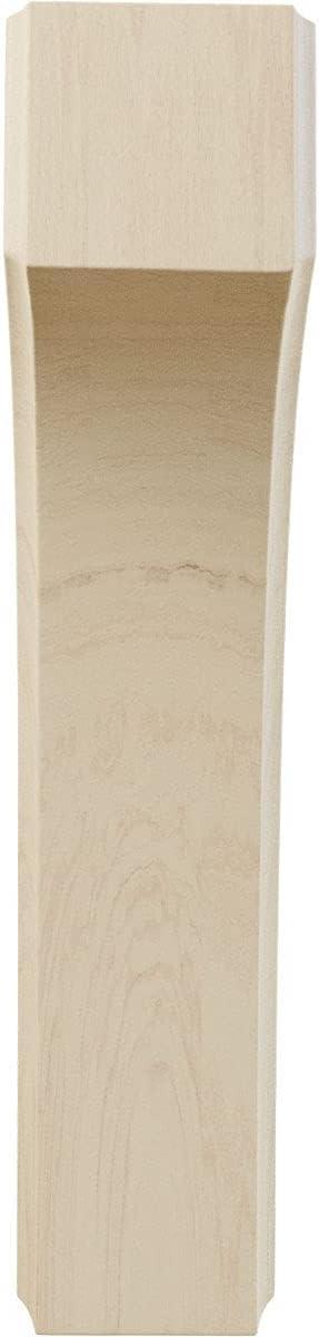 Clarksville Natural Rubberwood Decorative Corbel, 1.75"W x 4"D x 8"H