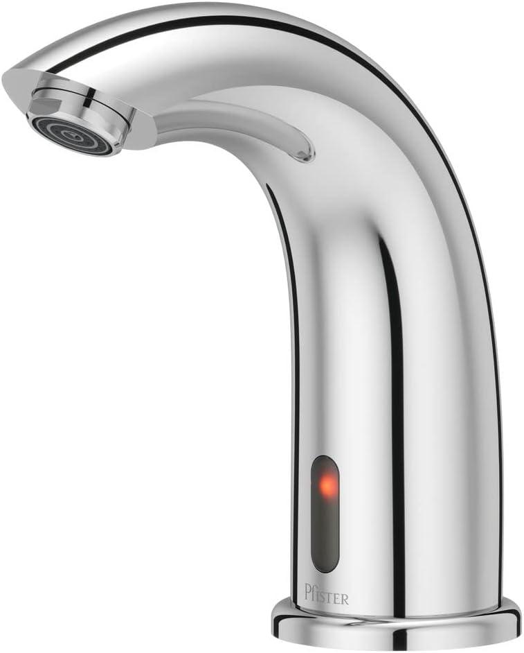 Polished Chrome Touchless Commercial Bathroom Faucet