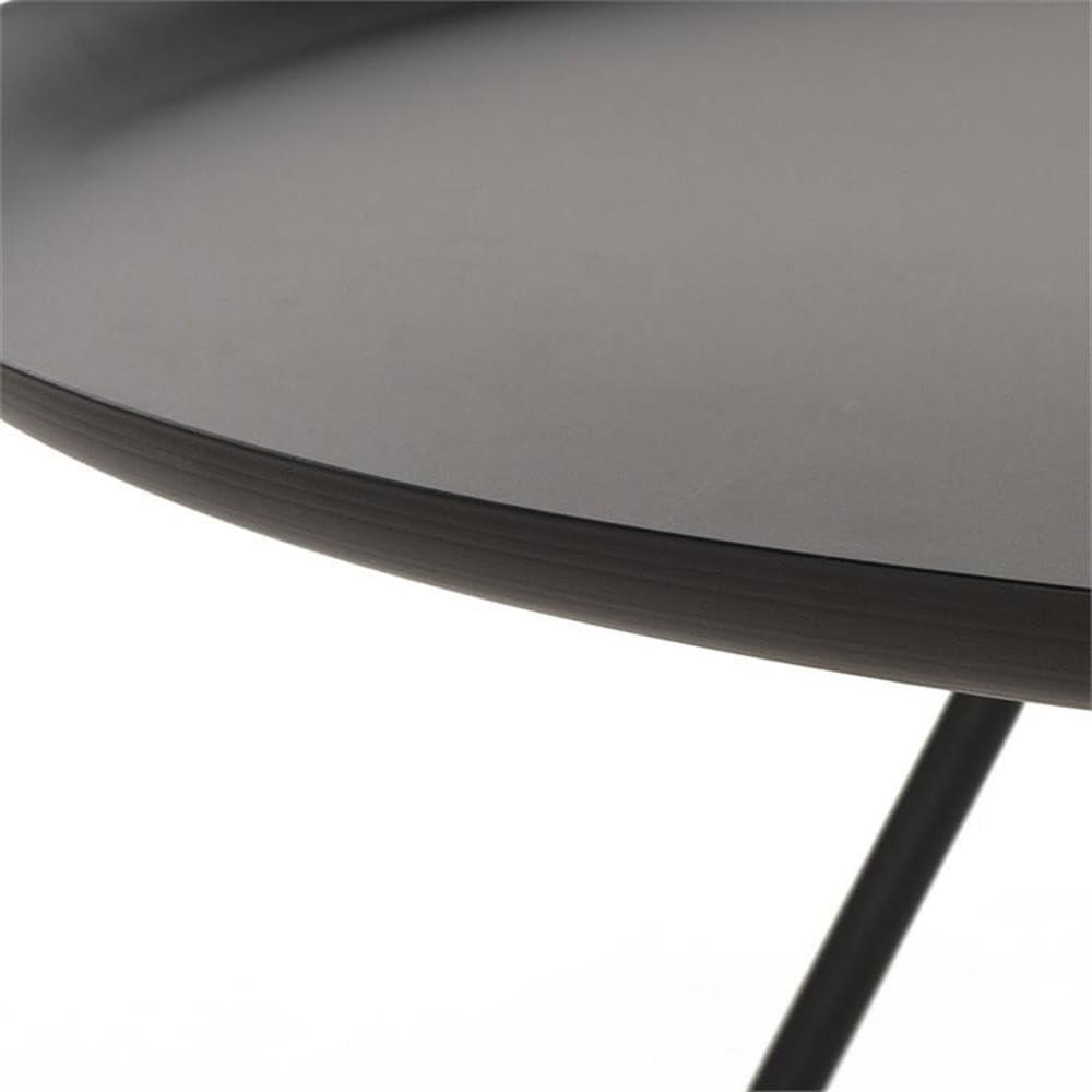 Orson Coffee Table with Metal Gold Cap - Black/Gold - Safavieh
