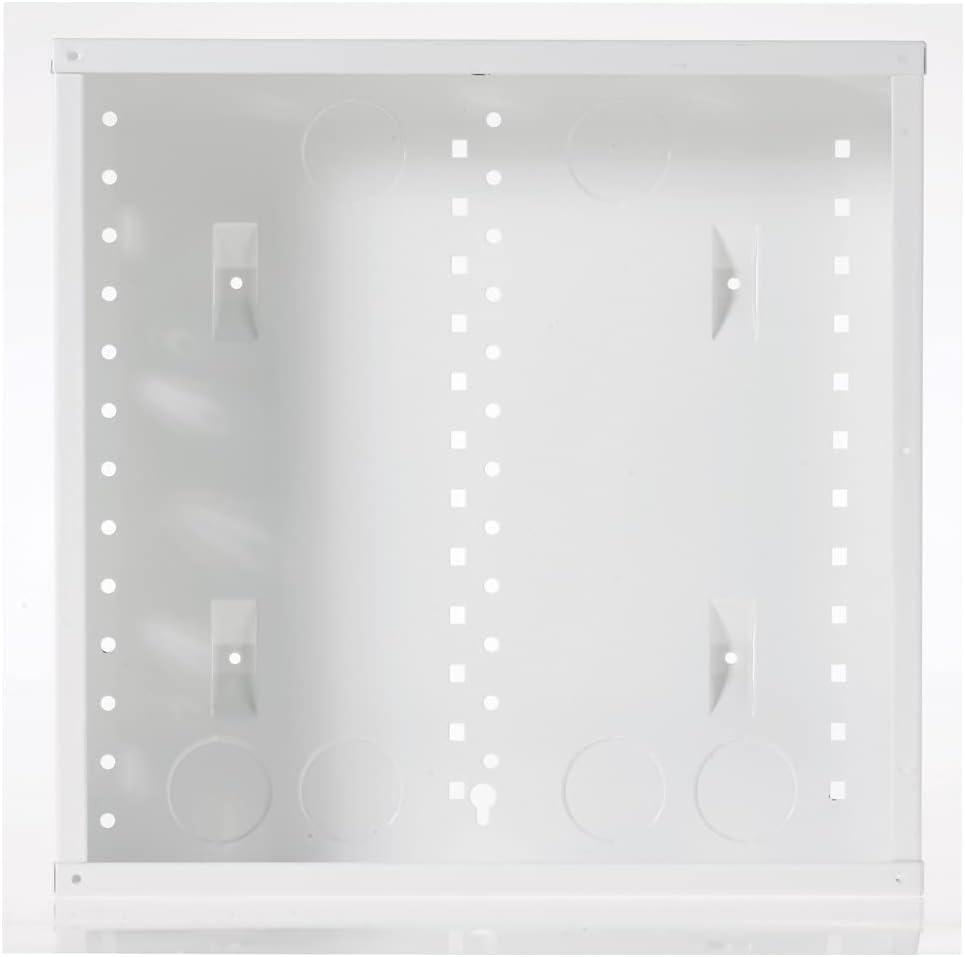 Legrand 14 Inch Glossy White Cold Rolled Steel Media Enclosure