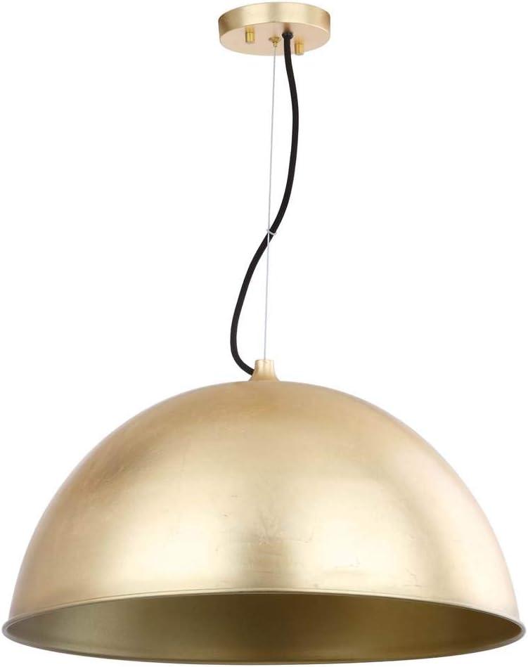 Archer Dome 21 Inch Dia Adjustable Pendant - Gold Leaf - Safavieh.