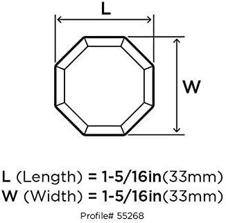 Traditional 1 5/16" Length Geometric Knob