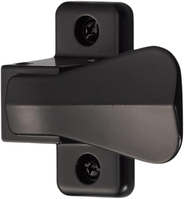 Matte Black Metal Lever Handle Set for Doors