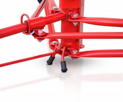 Heavy-Duty Red Steel Drywall Panel Hoist Lift