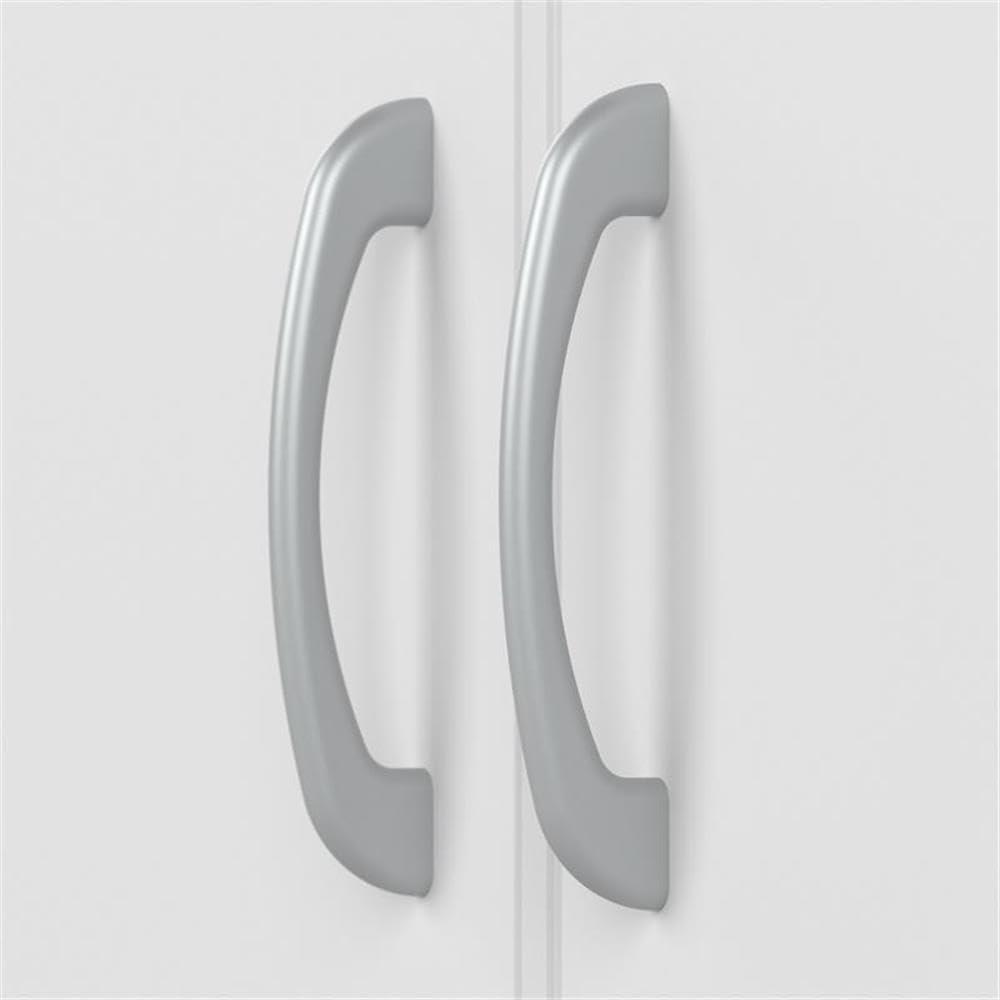 Bush Furniture Cabot Tall Storage Cabinet with Doors in White