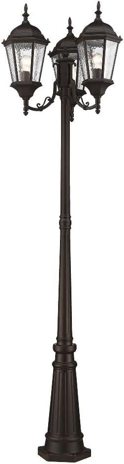 Livex Lighting Hamilton 3 - Light Post Light in  Bronze