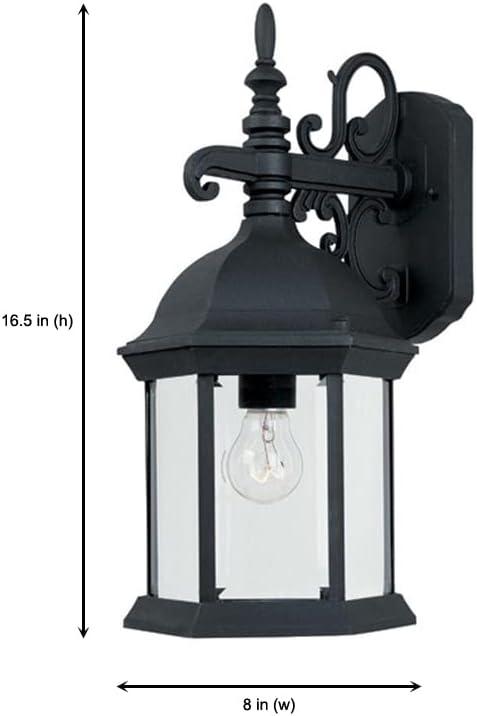 2971-BK-Designers Fountain-Devonshire - One Light Outdoor Wall Lantern