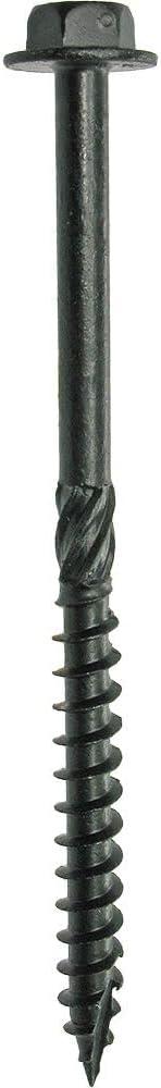 Grip-Rite  No. 10 wire x 4.5 in. Star Hex Washer Head Structural Screws, Pack of 25