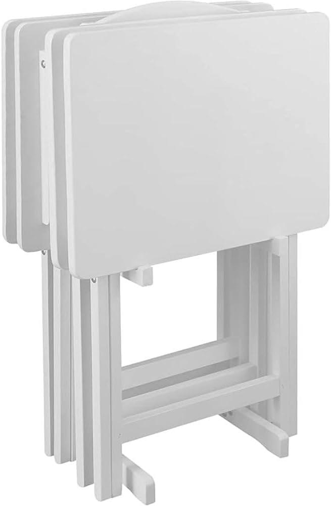 Yu Shan Co. USA, Ltd. 19'' Solid Wood Rectangular Portable Folding Table