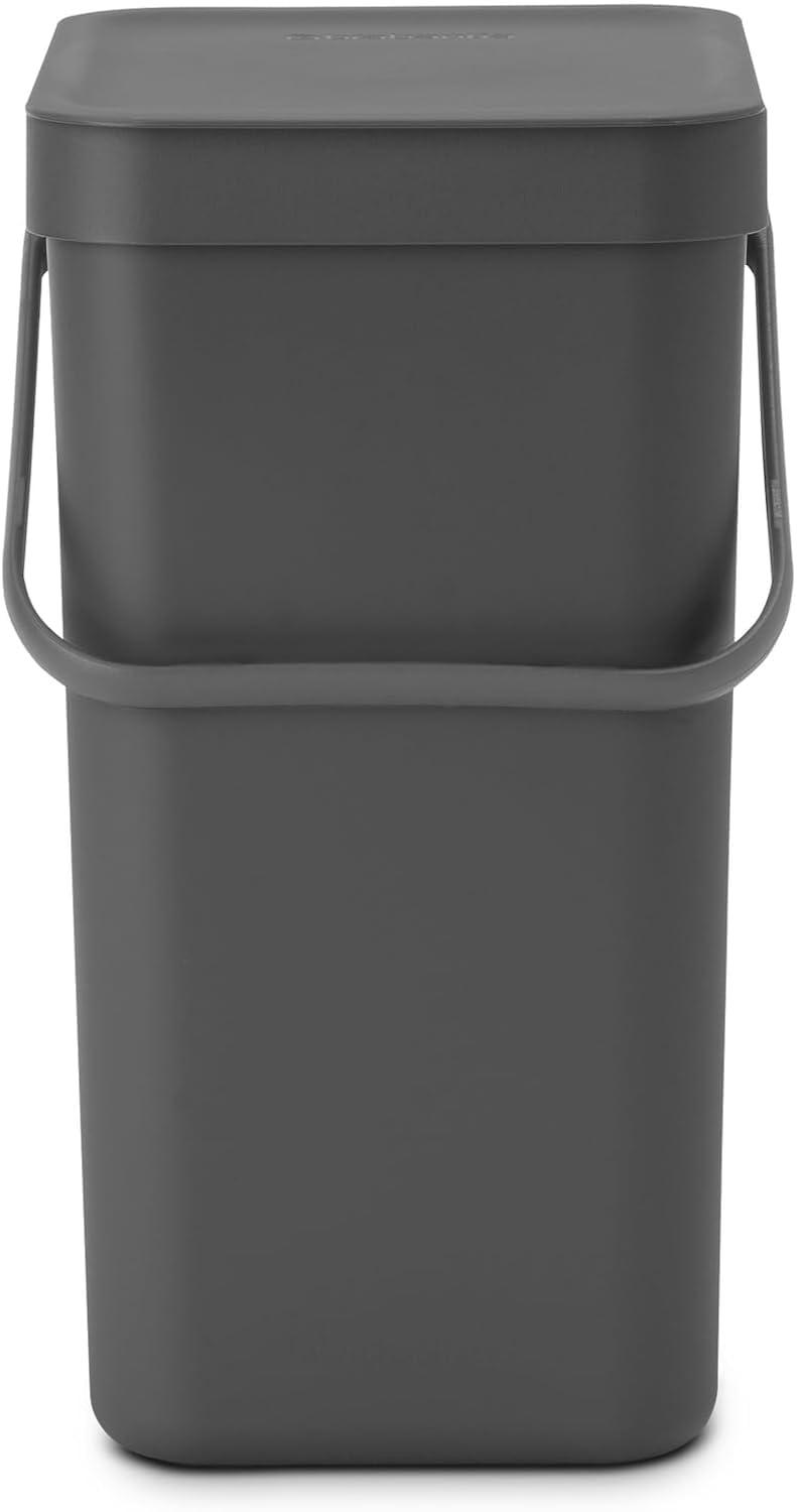 Brabantia Sort & Go Plastic Recycling Bin, 3.2 Gallon