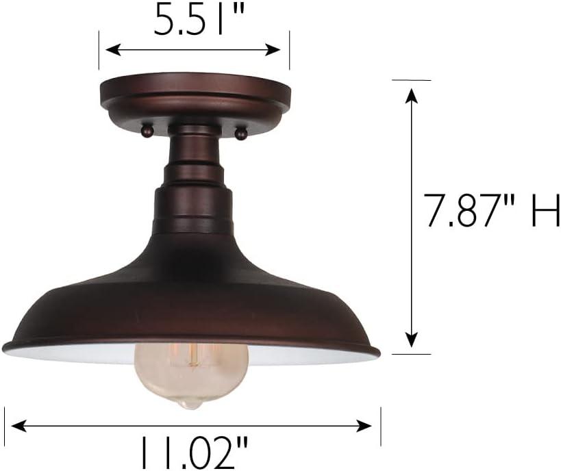 Design House Kimball Indoor Ceiling Light in Coffee Bronze