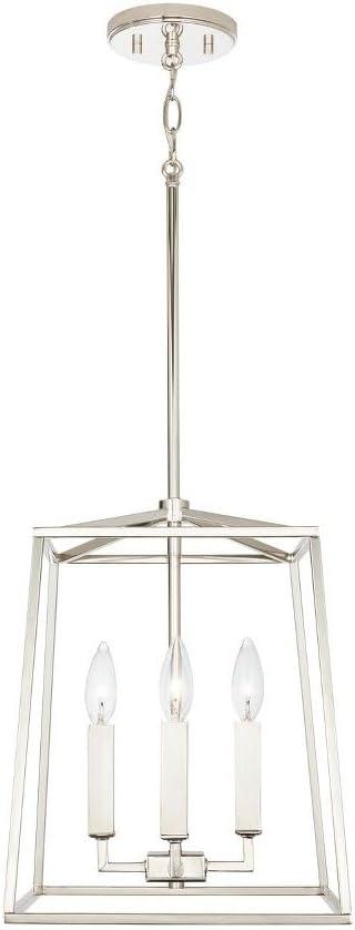 12 Inch 4 Light Foyer In Transitional Style 12 High By 15 Wide-Aged Brass Finish Capital Lighting 537641Ad