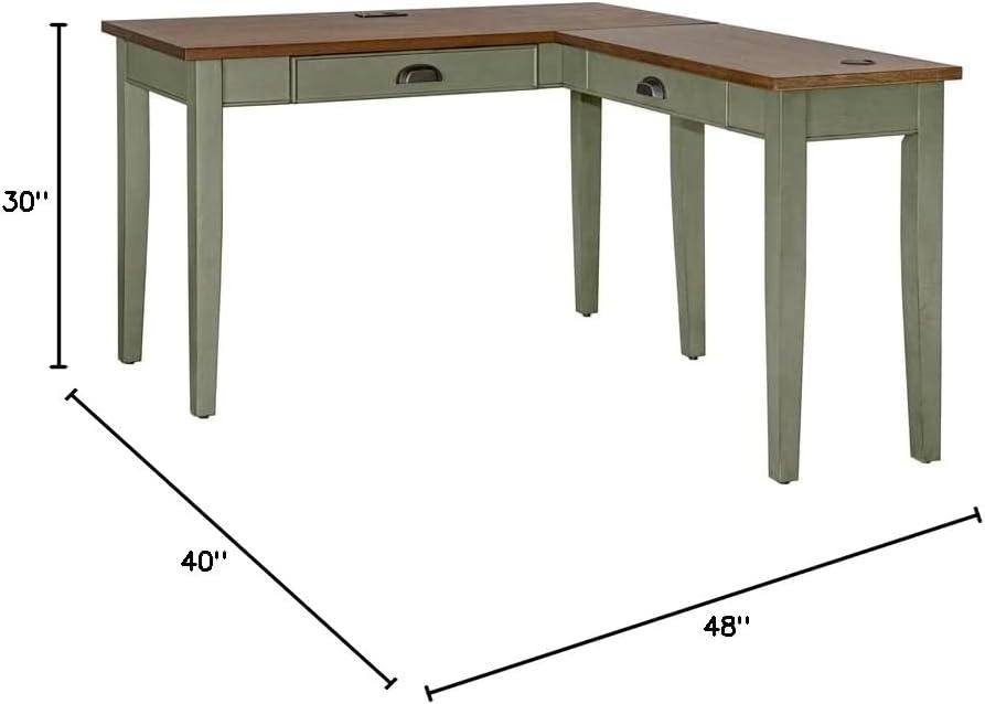 Vivienne L-Shaped Writing Desk