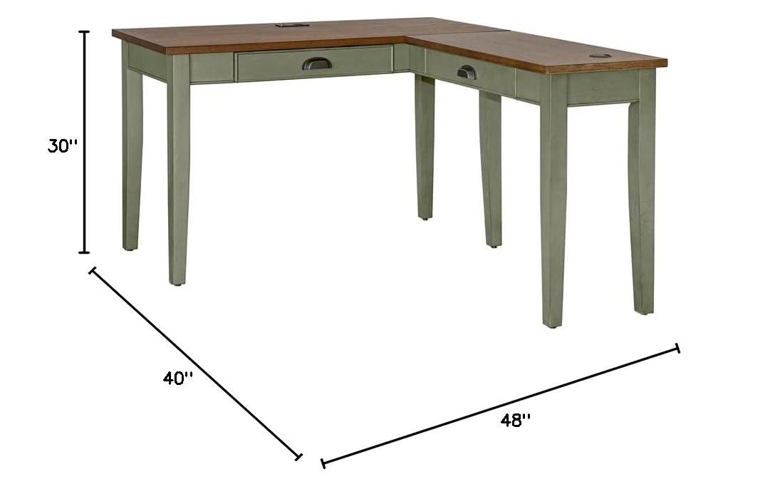 Vivienne L-Shaped Writing Desk