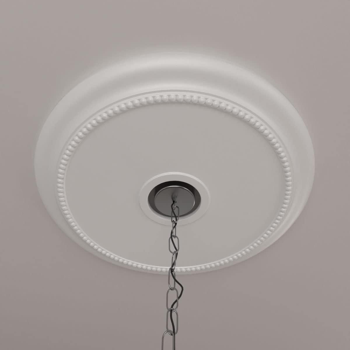 Ekena Millwork 24 1/8"OD x 4 3/8"ID x 2 1/4"P Crendon Ceiling Medallion (Fits Canopies up to 4 3/8")