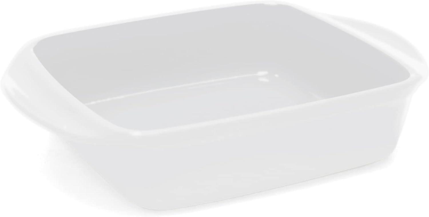 Chantal White Ceramic 8-Inch Square Baker