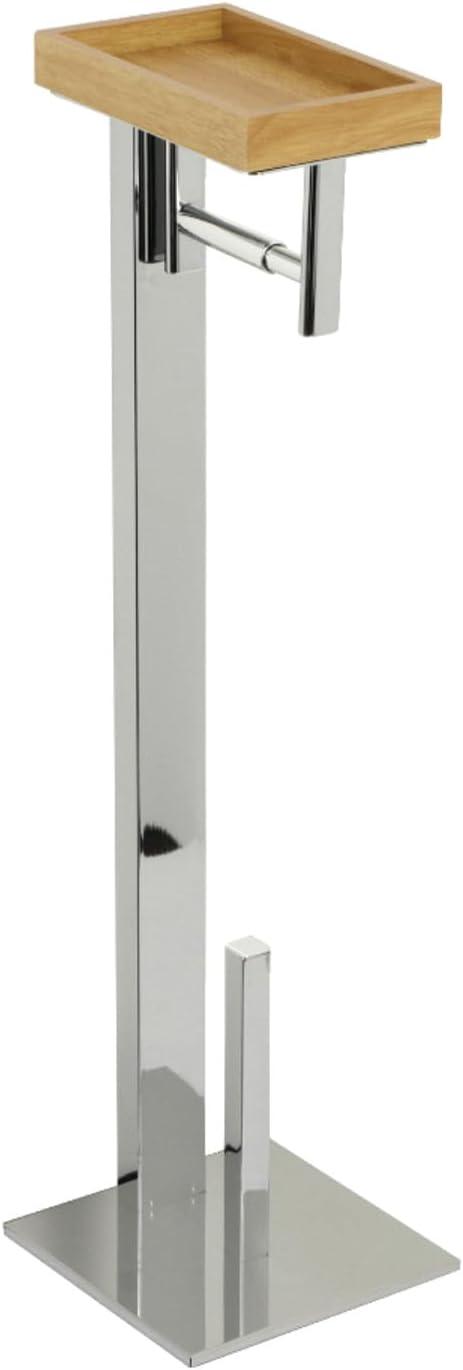 Kingston Brass Edenscape Freestanding Toilet Paper Holder with Storage Shelf