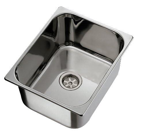 Ambassador Marine S44-1711-BR-R Rectangle Stainless Steel Sink  Brushed Finish